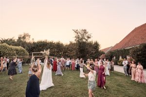 Jeu du Ruban, bouquet de la mariée